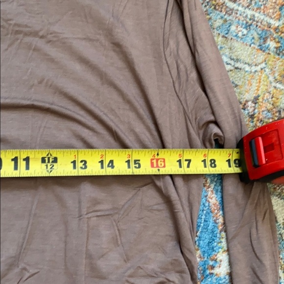 Soft Surroundings Ruched Side Ling Sleeved Top - Picture 4 of 4